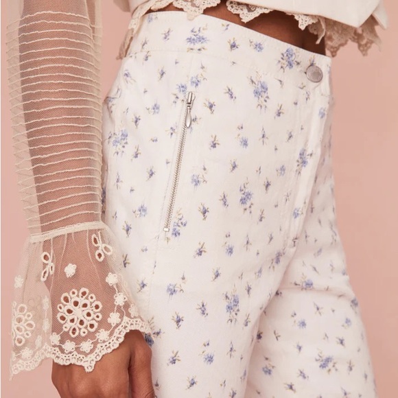 LoveShackFancy - Moyer printed jeans - Picture 4 of 4